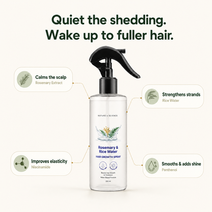 Rosemary + Rice Water Hair Ritual Spray