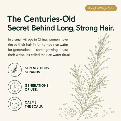 Rosemary + Rice Water Hair Ritual Spray